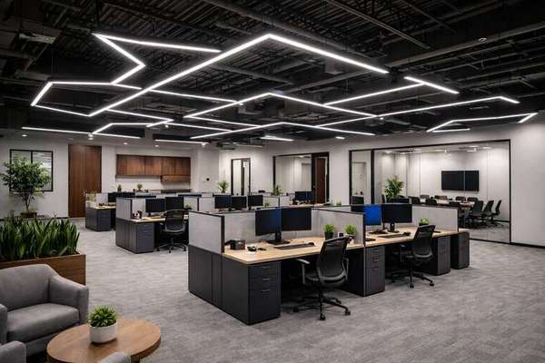 Commercial interior lighting